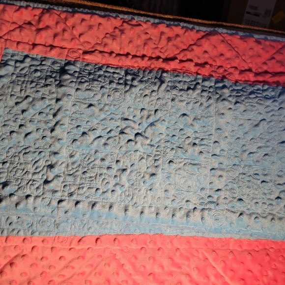 Handmade Easter Spring quilt baby blanket - Picture 3 of 4